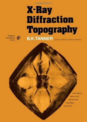 Cover for X-ray diffraction topography