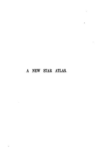 Cover for A new star atlas for the library, the school, and the observatory: In Twelve Circular Maps (with ...