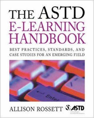 Cover for The ASTD e-Learning Handbook 