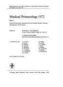 Cover for Medical primatology 1972