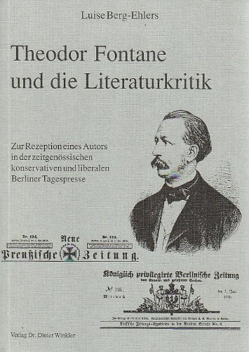 Cover for Theodor Fontane und die Literaturkritik