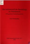 Cover for Die hallstattzeitliche Besiedlung im Maindreieck