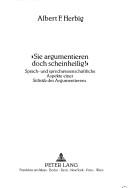 Cover for Sie argumentieren doch scheinheilig!