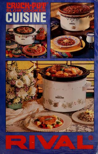 Cover for Crock-pot slow cooker cuisine