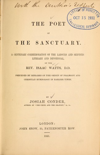 Cover for Poet of the sanctuary