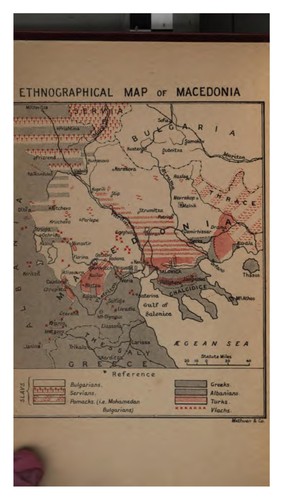 Cover for Macedonia; its races and their future.