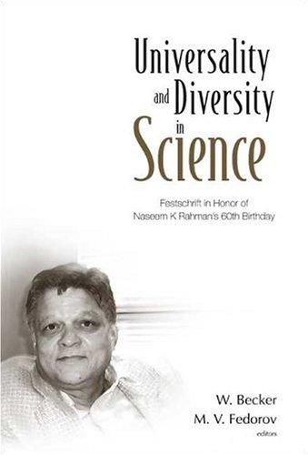 Cover for Universality And Diversity In Science