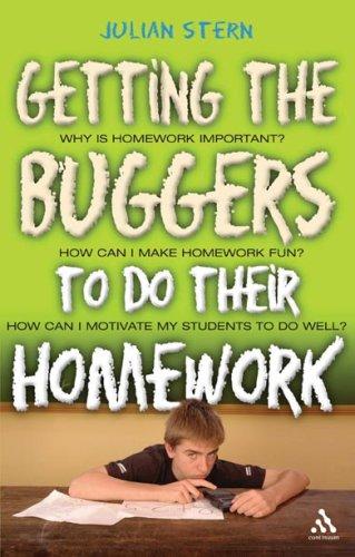 Cover for Getting the buggers to do their homework