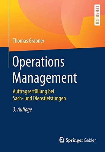 Cover for Operations Management