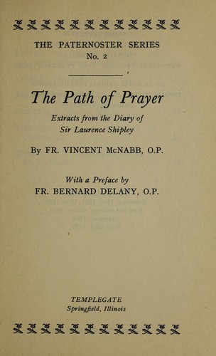 Cover for The path of prayer