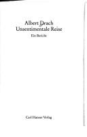 Cover for Unsentimentale Reise