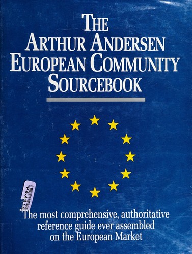 Cover for The Arthur Andersen European community sourcebook
