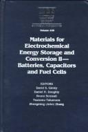 Cover for Materials for electrochemical energy storage and conversion II--batteries, capacitors, and fuel cells