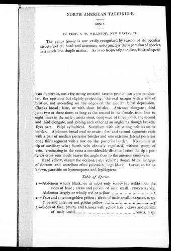 Cover for North American Tachinidæ