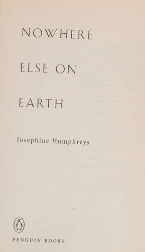 Cover for Nowhere Else on Earth
