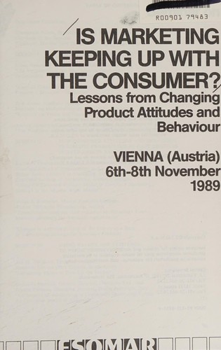 Cover for Seminar on Is Marketing Keeping Up With the Consumer?