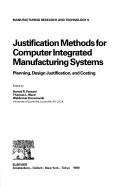 Cover for Justification methods for computer integrated manufacturing systems