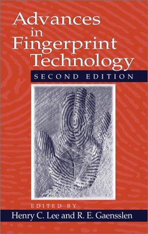 Cover for Advances in fingerprint technology
