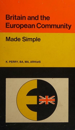 Cover for Britain and the European Community