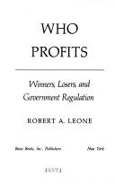 Cover for Who profits