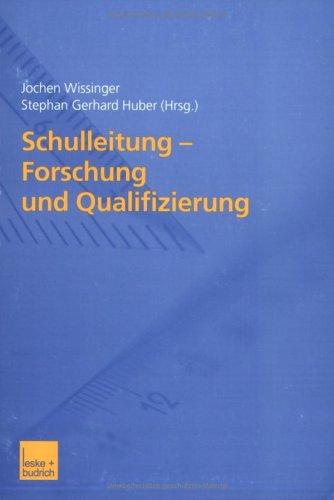 Cover for Schulleitung - Forschung und Qualifizierung