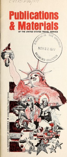 Cover for Publications & materials of the United States Travel Service