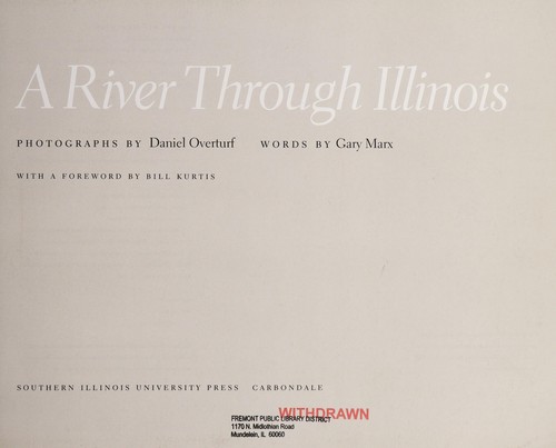 Cover for A River Through Illinois