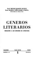 Cover for Generos Literarios - Iniciacion a Los Estudios Literarios - Metodo Y Practica