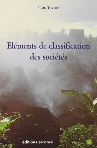 Cover for Eléments de classification des sociétés