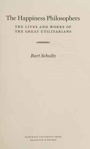 Cover for The happiness philosophers