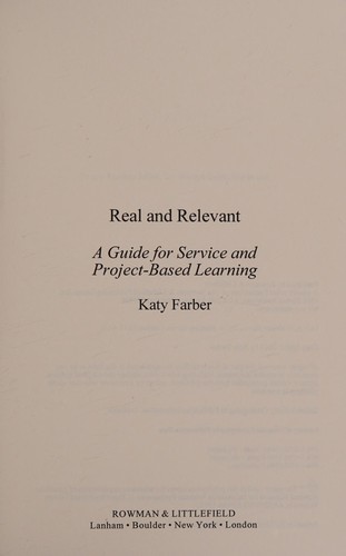 Cover for Real and Relevant