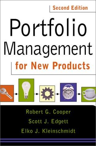 Cover for Portfolio management for new products