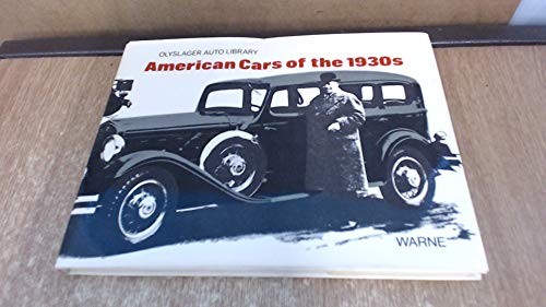 Cover for American cars of the 1930s