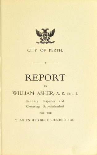 Cover for [Report 1930]