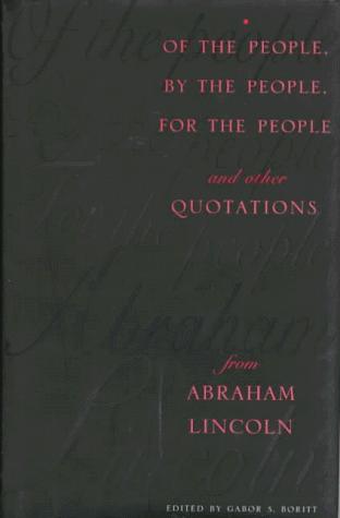 Cover for Of the People, By the People, For the People