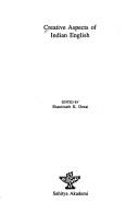 Cover for Creative aspects of Indian English