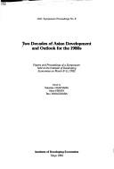 Cover for Two decades of Asian development and outlook for the 1980s