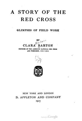 Cover for A Story Of The Red Cross