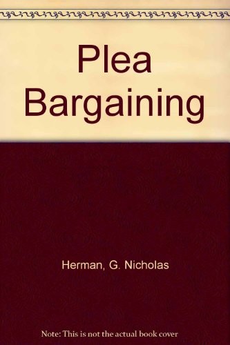 Cover for Plea bargaining