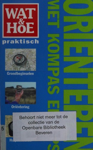 Cover for Oriënteren met kompas en GPS