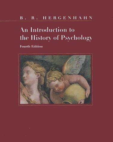 Cover for An introduction to the history of psychology