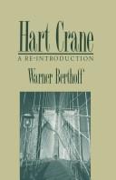 Cover for Hart Crane, a re-introduction
