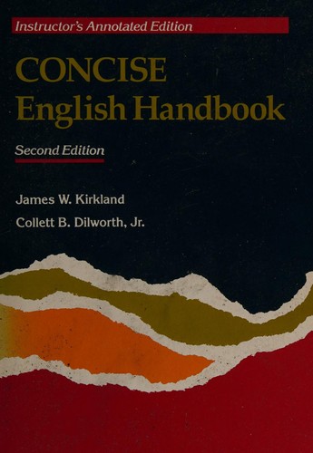 Cover for Concise English handbook