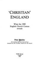 Cover for "Christian" England
