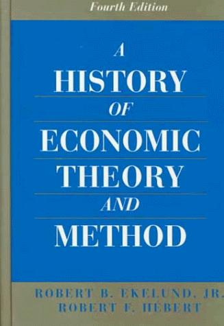 Cover for A history of economic theory and method