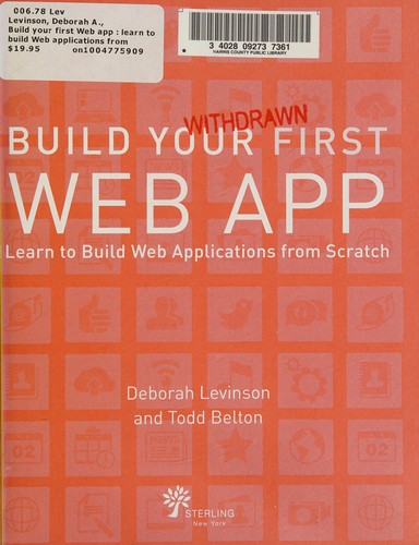 Cover for Build your first Web app