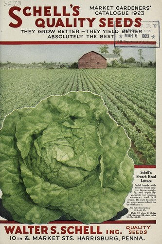 Cover for Schell's quality seeds