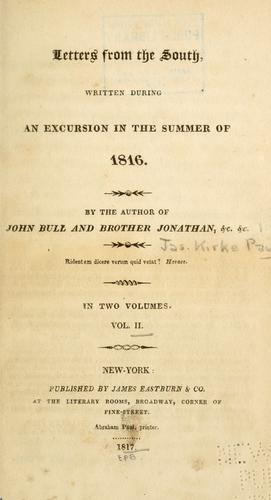 Cover for Letters from the South