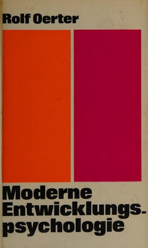 Cover for Moderne Entwicklungspsychologie.