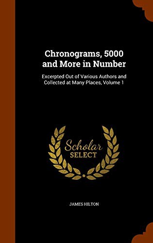 Cover for Chronograms, 5000 and More in Number